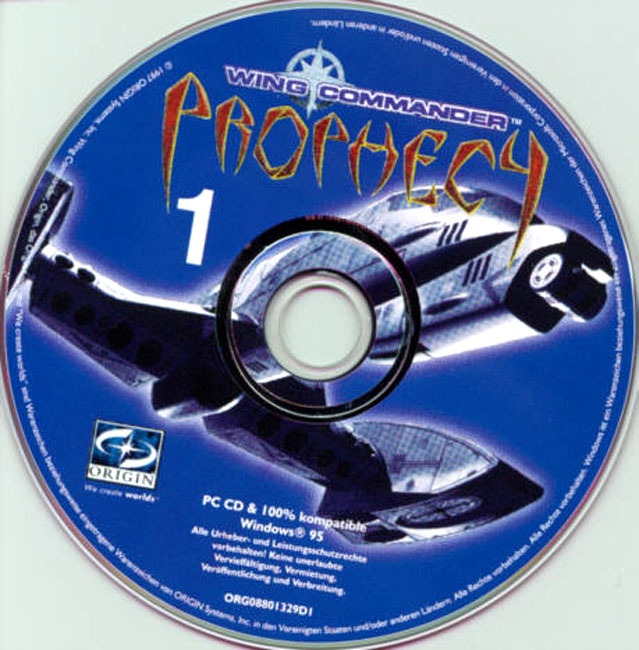 Wing Commander: Prophecy - CD obal