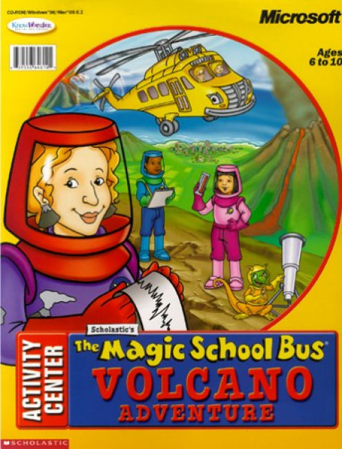 Magic School Bus: Volcano - predn CD obal