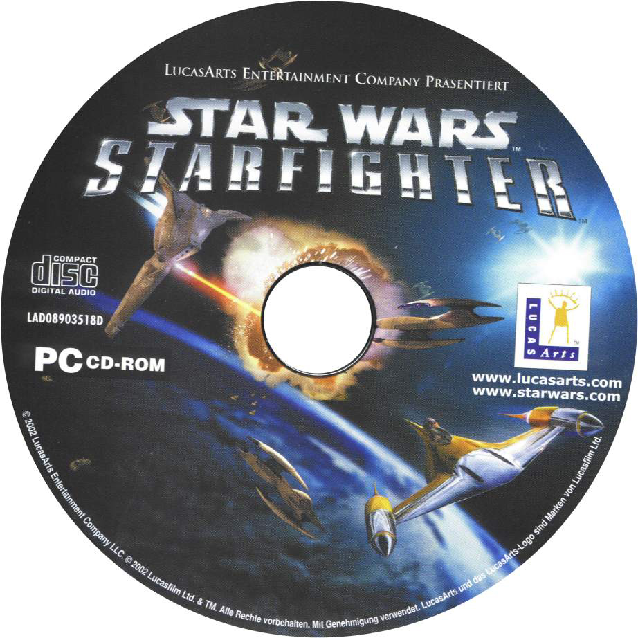 Star Wars: Starfighter - CD obal