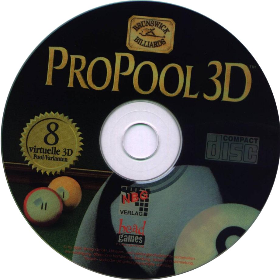 ProPool 3D - CD obal