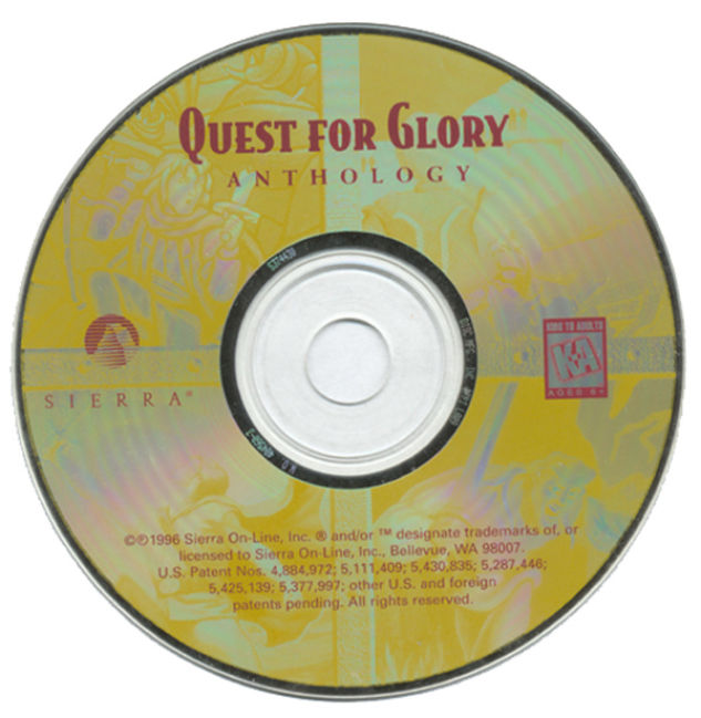 Quest for Glory: Anthology - CD obal