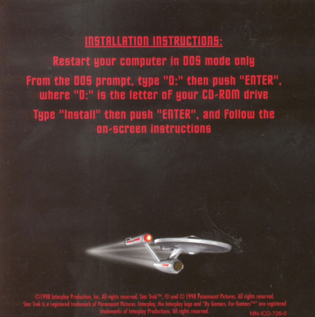 Star Trek: Judgement Rites - predn vntorn CD obal
