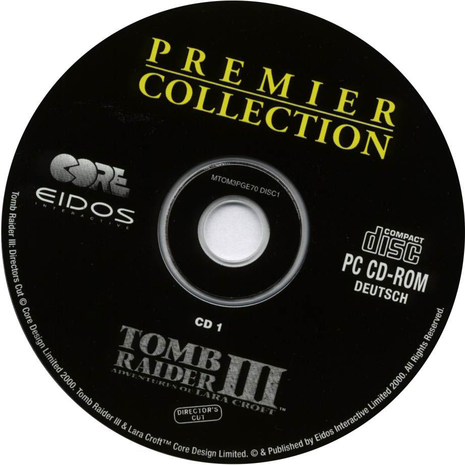 Tomb Raider 3: Director's Cut - CD obal