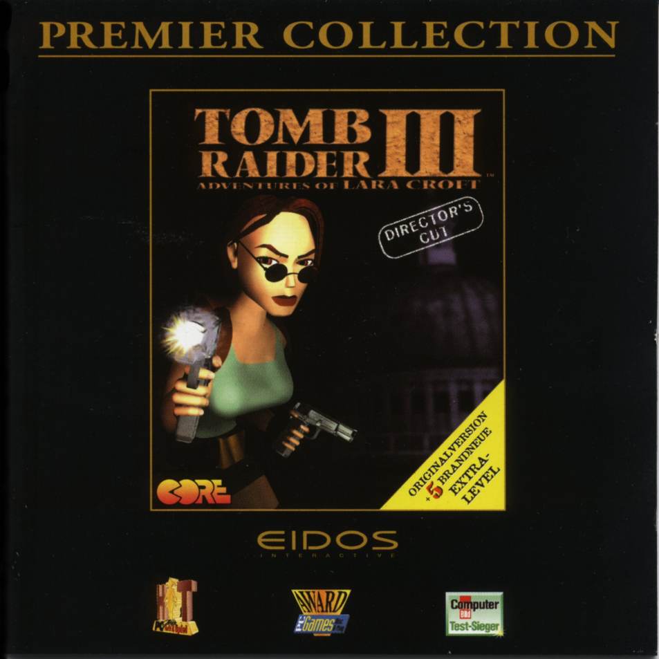 Tomb Raider 3: Director's Cut - predn CD obal
