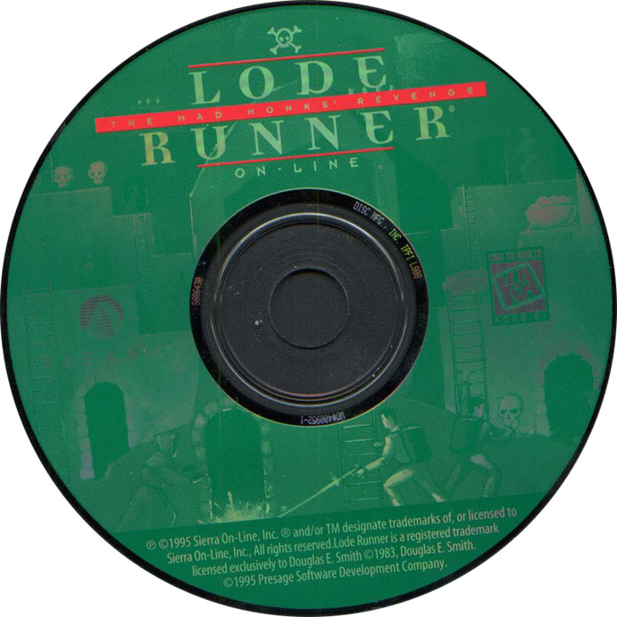 Lode Runner On-Line: The Mad Monks' Revenge - CD obal