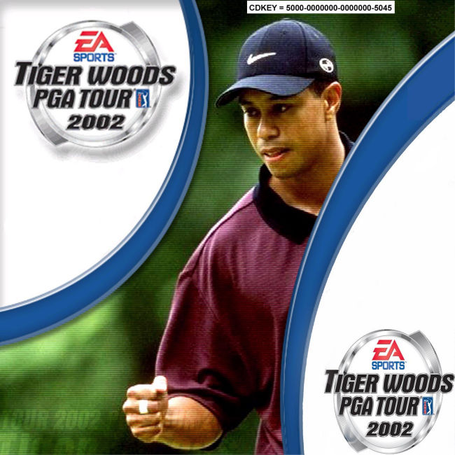 Tiger Woods PGA Tour 2002 - predn CD obal