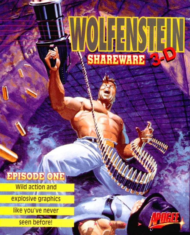 Wolfenstein 3D (Shareware) - predn CD obal