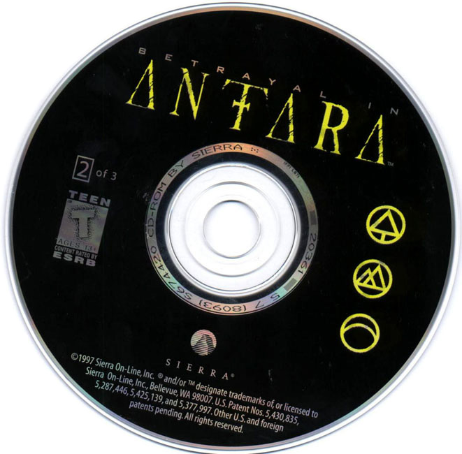 Betrayal in Antara - CD obal 2