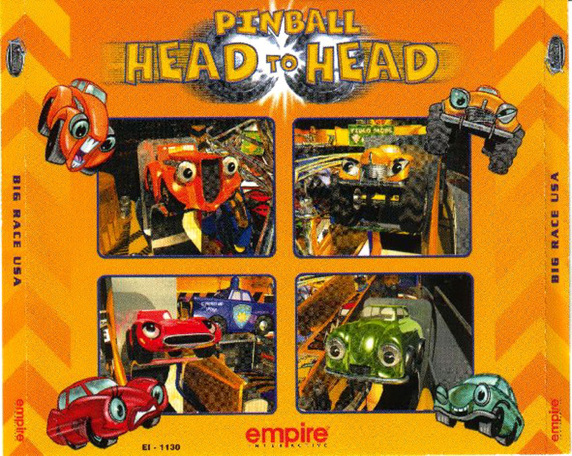 Big Race USA: Pinball Head to Head - zadn CD obal