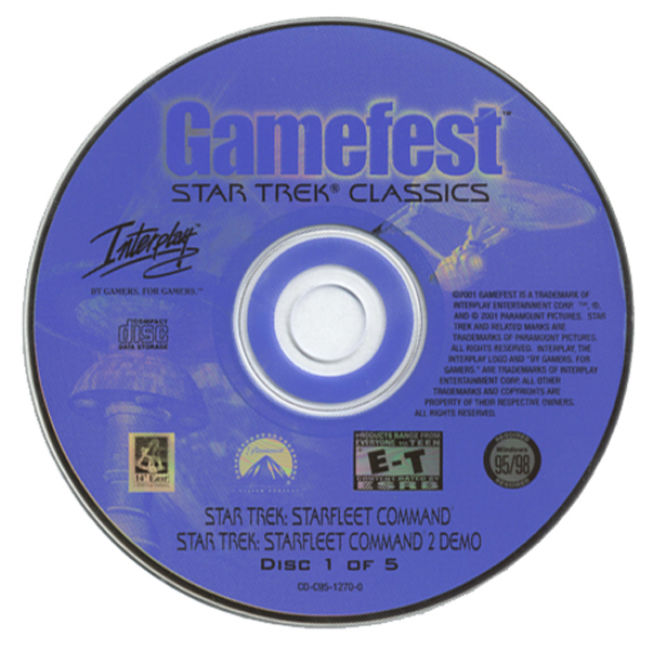 Gamefest Star Trek Classics - CD obal