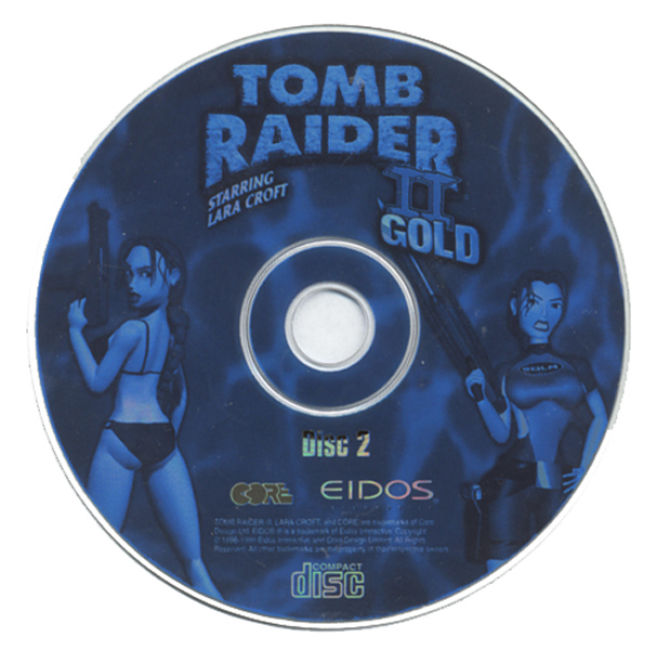 Tomb Raider 2: The Golden Mask - CD obal 2
