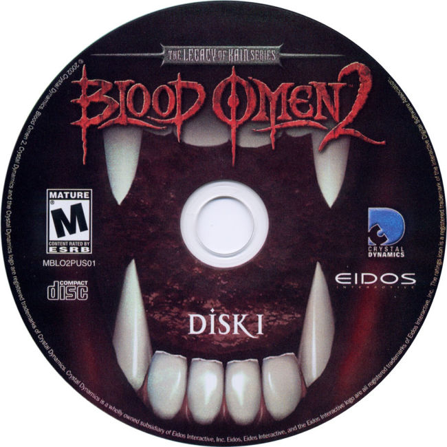 Blood Omen 2 - CD obal