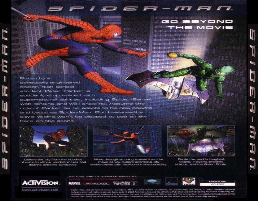 Spider-Man: The Movie - zadn CD obal