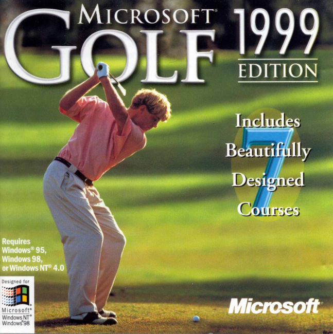 Microsoft Golf 1999 Edition (+7 Courses) - predn CD obal