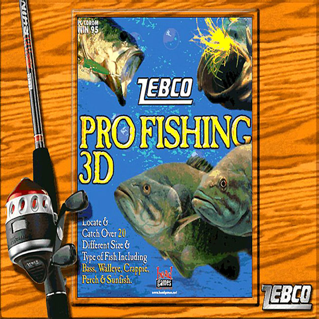 Zebco Pro Fishing 3D - predn CD obal