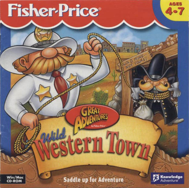 Fisher Price: Great Adventures: Wild Western Town - predn CD obal