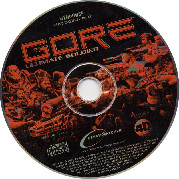 Gore: Ultimate Soldier - CD obal