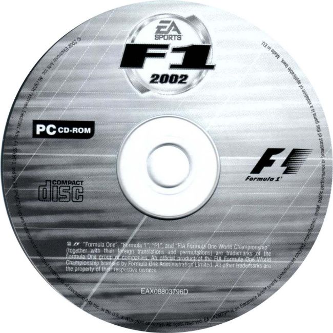 F1 2002 - CD obal