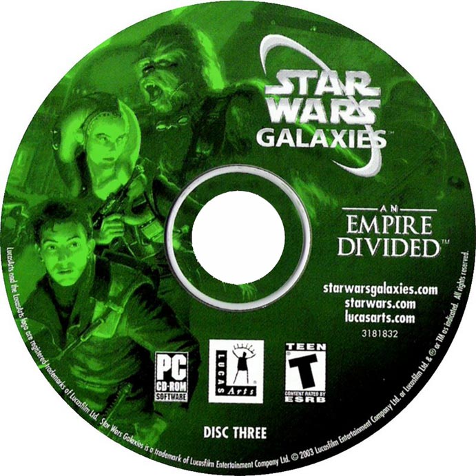 Star Wars Galaxies: An Empire Divided - CD obal 3
