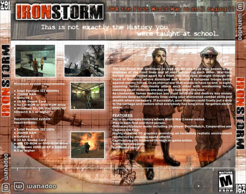 Iron Storm - zadn CD obal