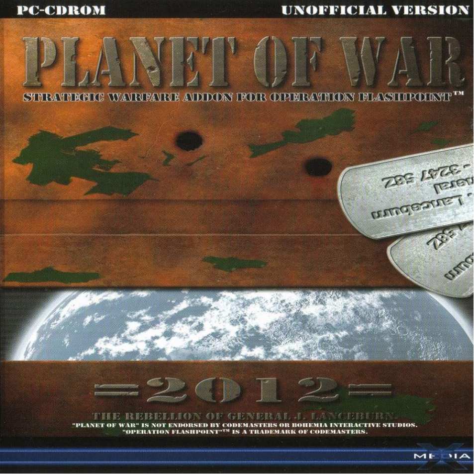 Operation Flashpoint: Planet of War - predn CD obal