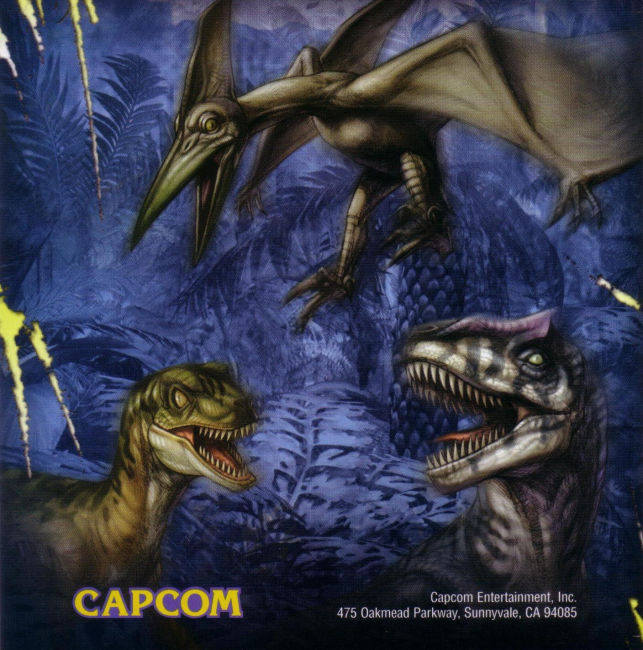Dino Crisis 2 - predn vntorn CD obal