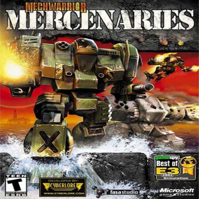 MechWarrior 4: Mercenaries - predn CD obal