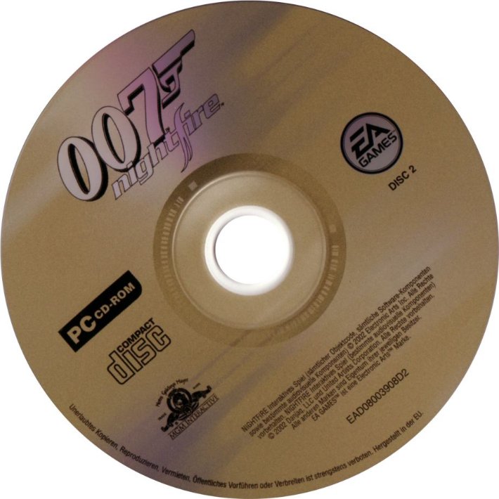 James Bond 007: Nightfire - CD obal 4