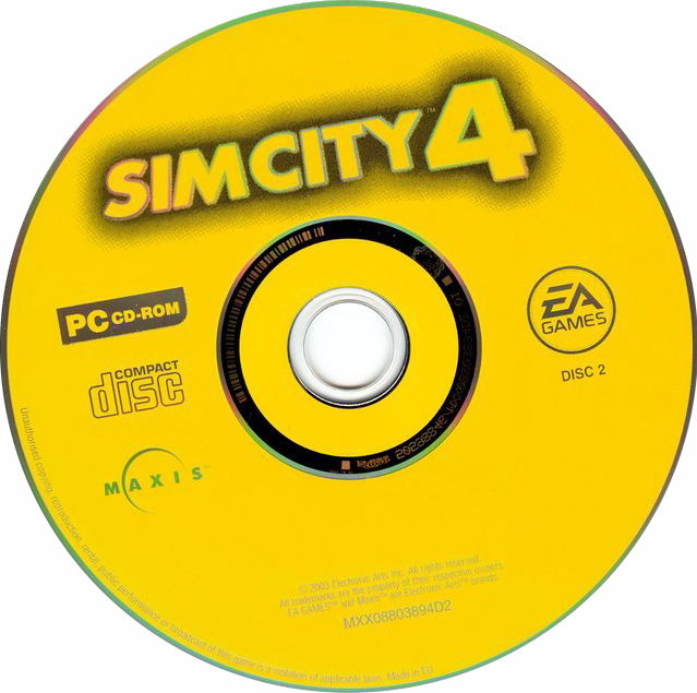 SimCity 4 - CD obal 2