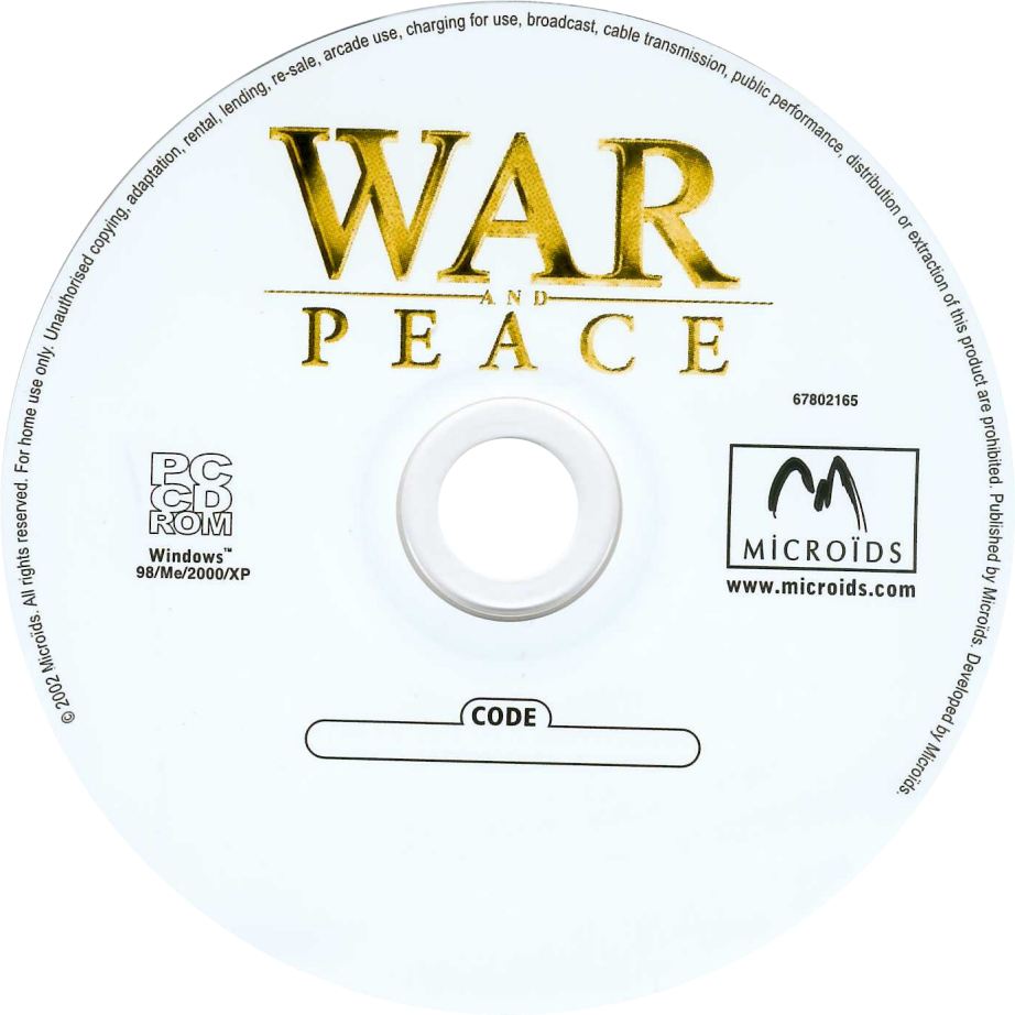 War and Peace 1796-1815 - CD obal