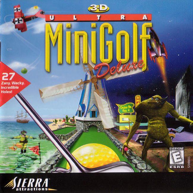3D Ultra MiniGolf: Deluxe - predn CD obal