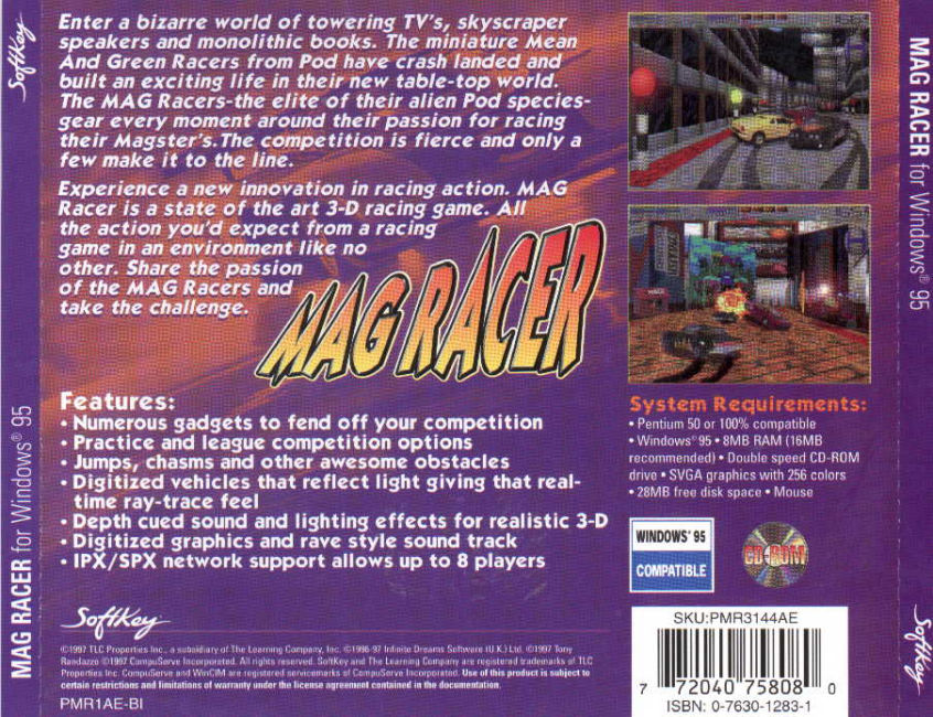 Mag Racer - zadn CD obal