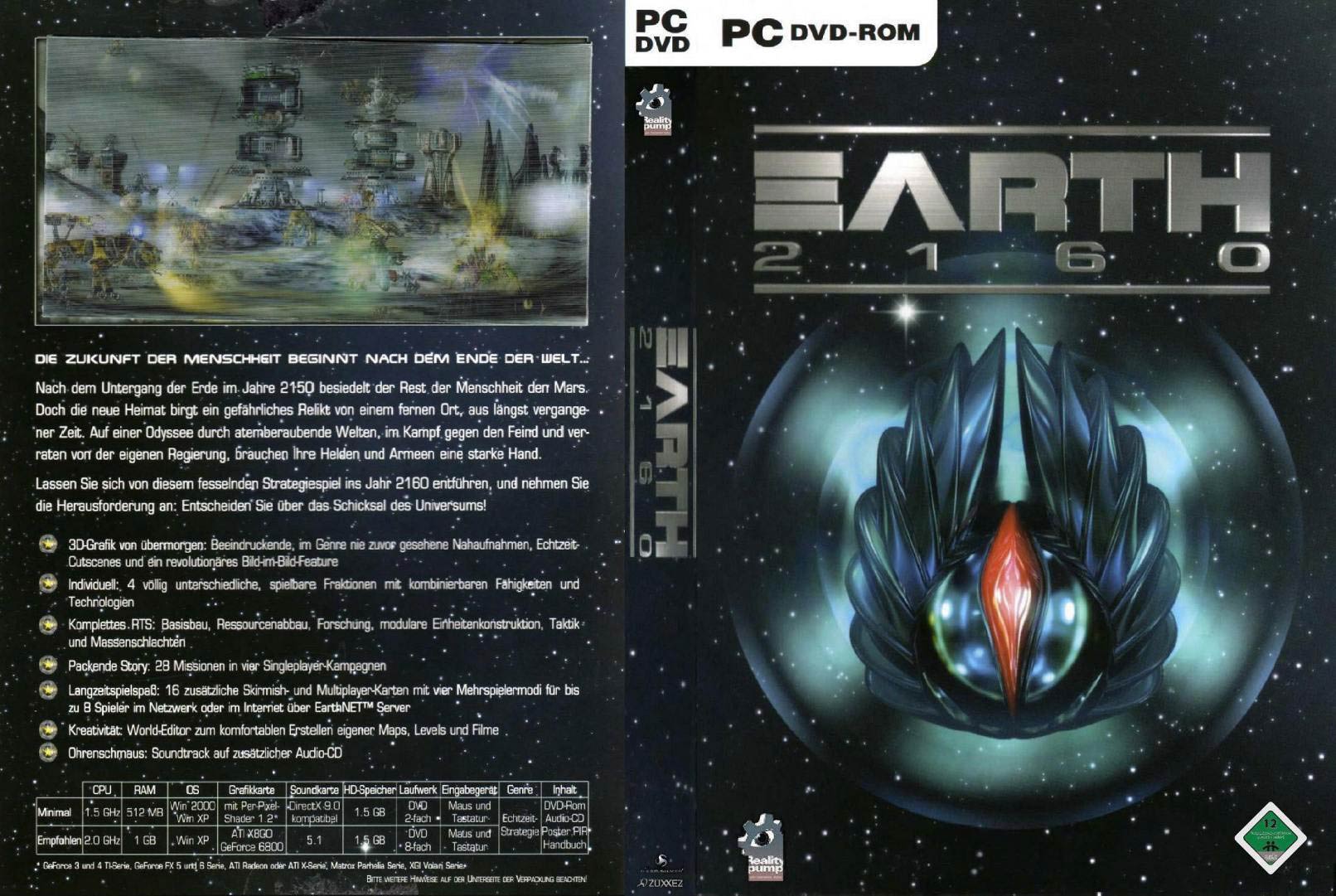 Earth 2160 - DVD obal