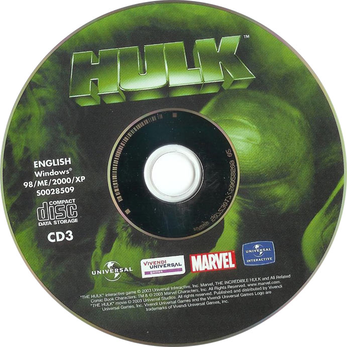 The Hulk - CD obal 3
