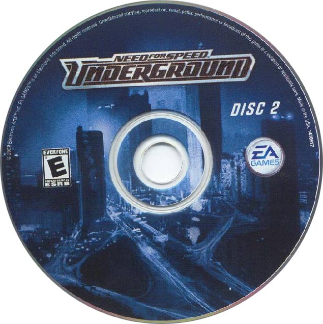 Need for Speed: Underground - CD obal 2