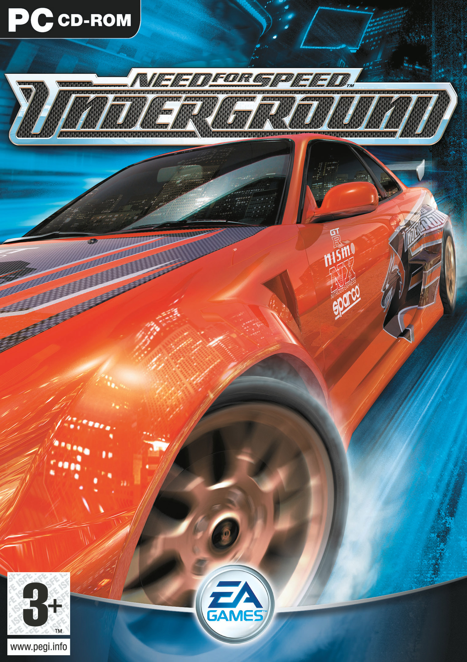 Need for Speed: Underground - predn DVD obal