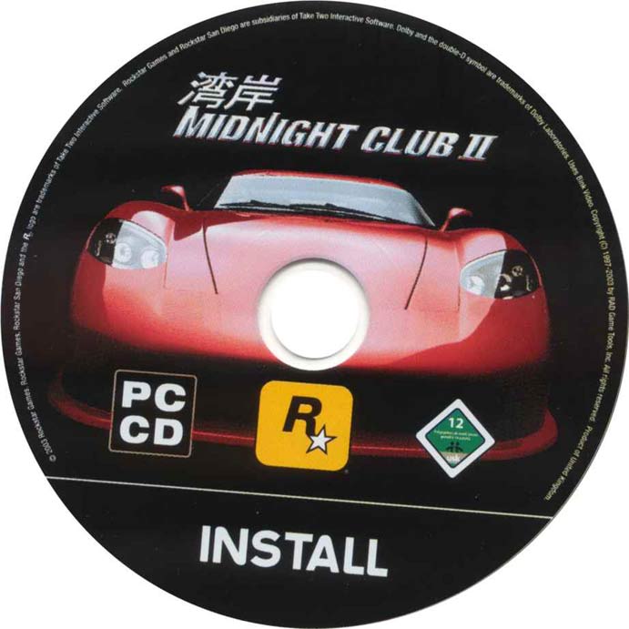 Midnight Club 2 - CD obal