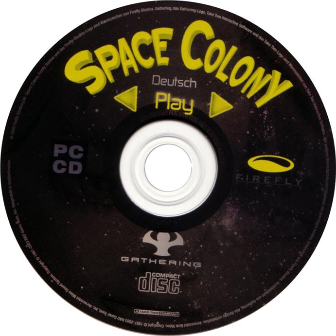 Space Colony - CD obal 2