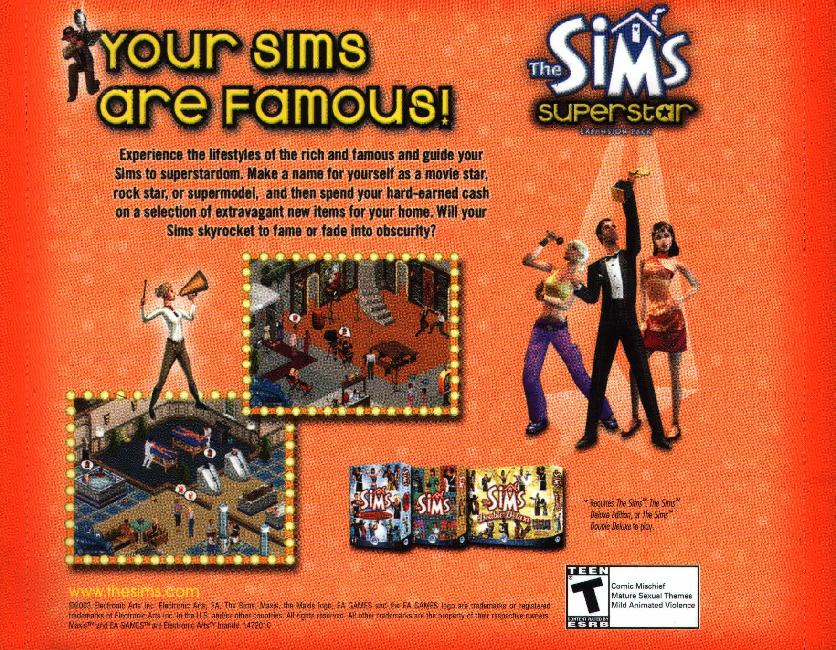 The Sims: Makin' Magic - zadn vntorn CD obal