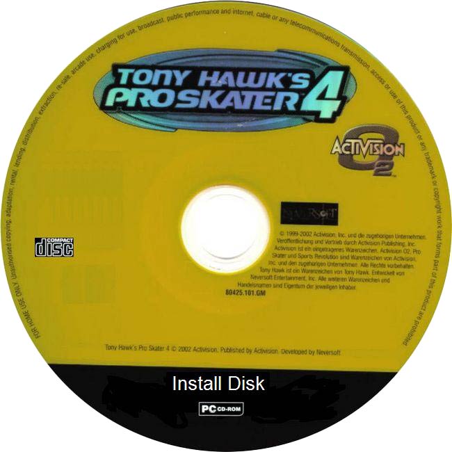 Tony Hawk's Pro Skater 4 - CD obal