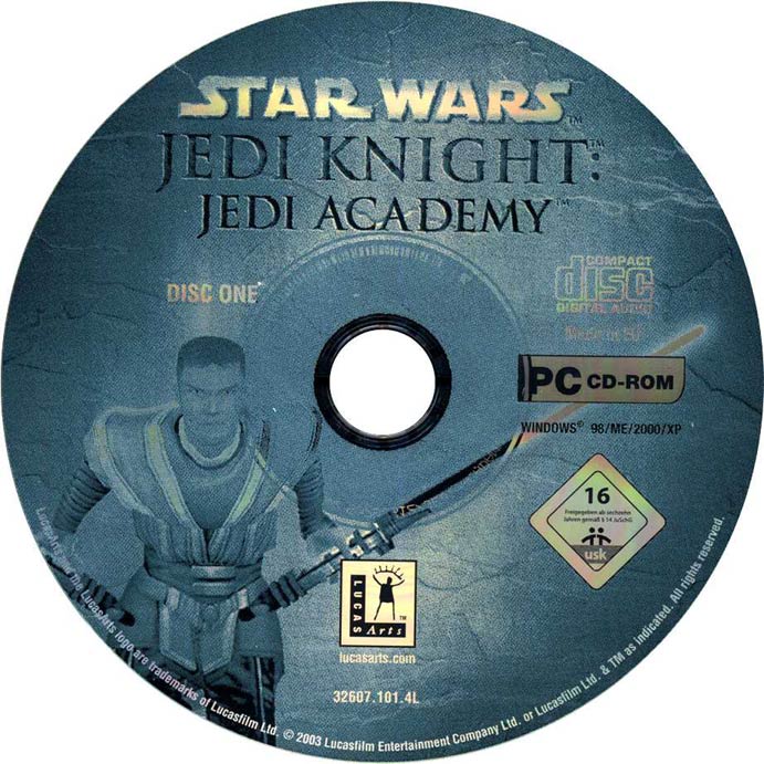 Star Wars: Jedi Knight: Jedi Academy - CD obal 3
