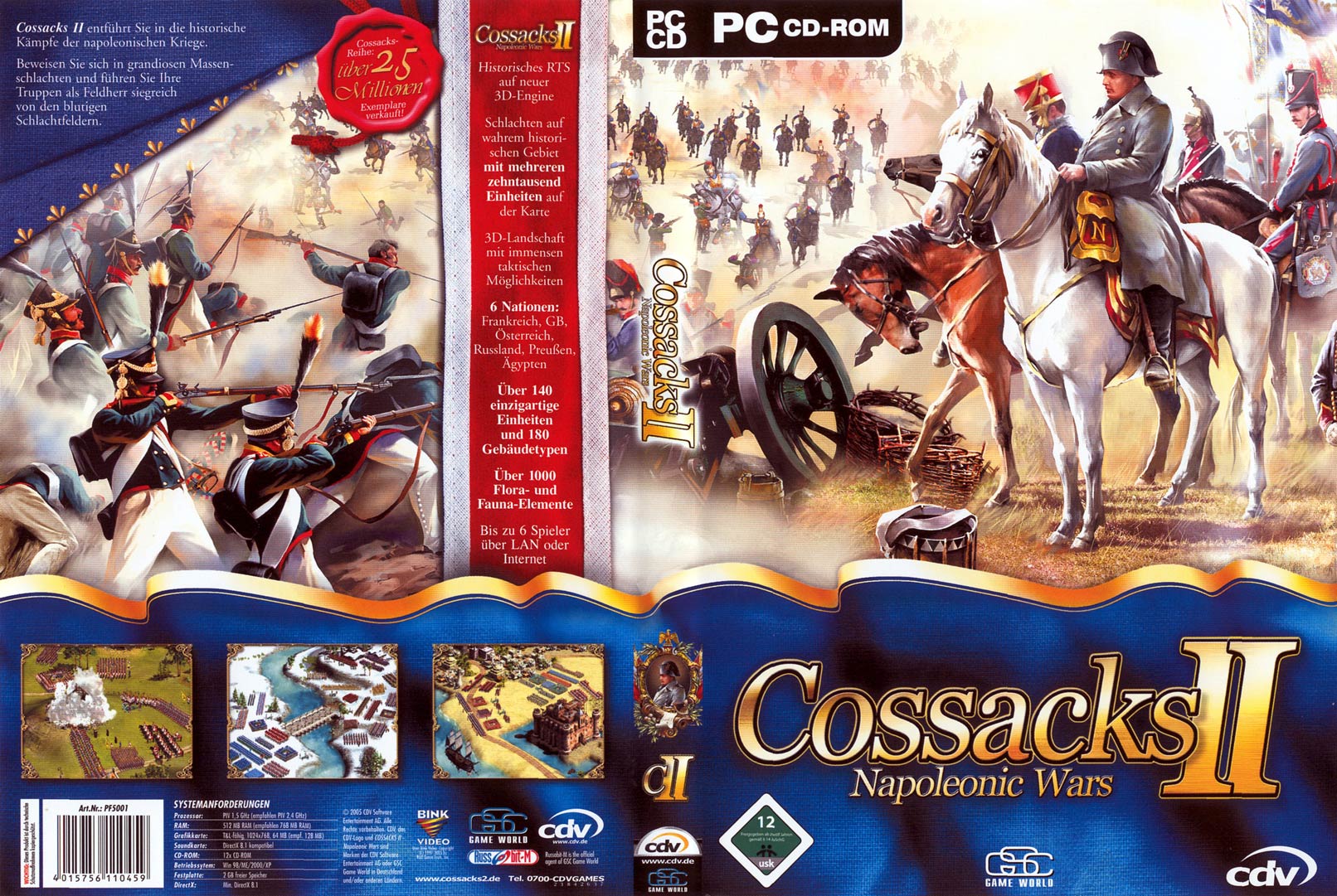Cossacks 2: Napoleonic Wars - DVD obal 2