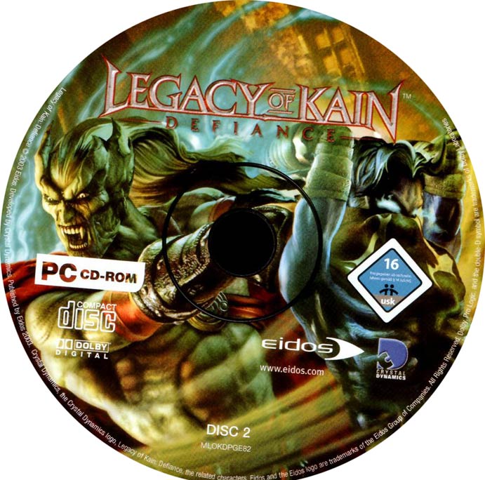 Legacy of Kain: Defiance - CD obal 2