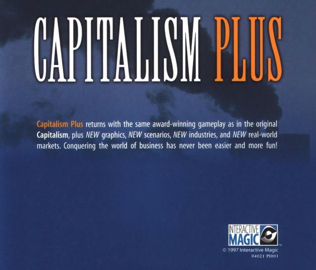 Capitalism Plus - zadn CD obal