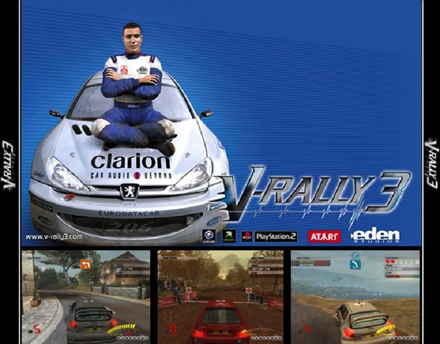 V-Rally 3 - zadn CD obal