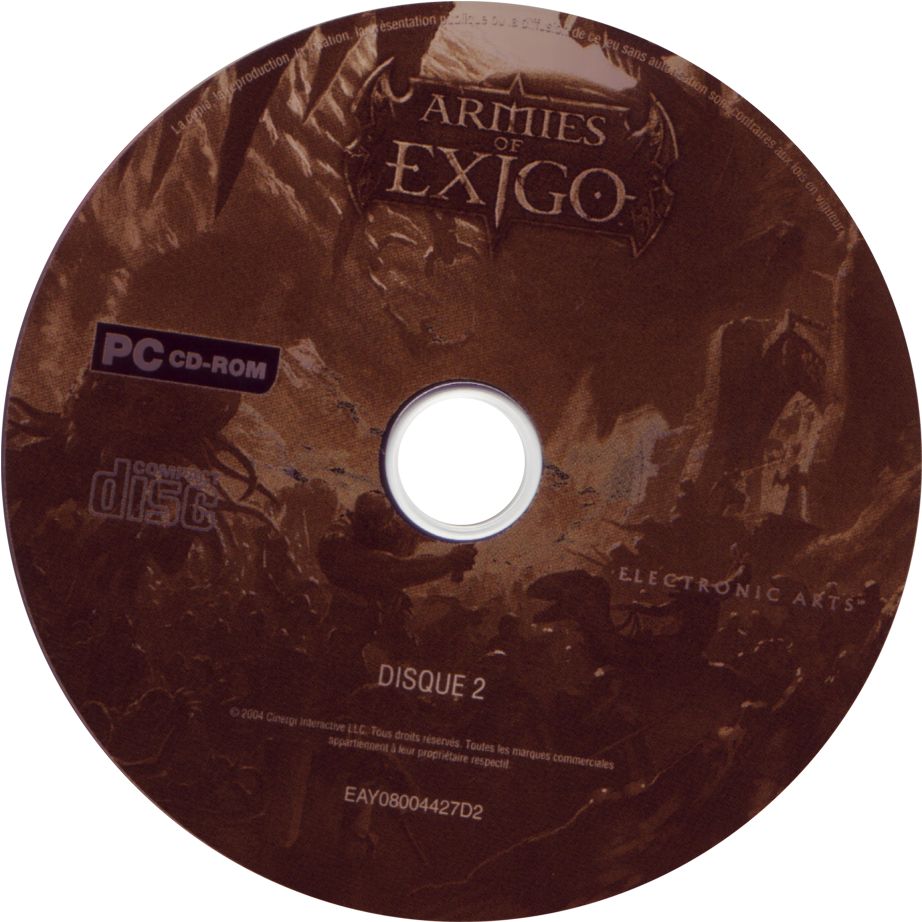 Armies of Exigo - CD obal 2