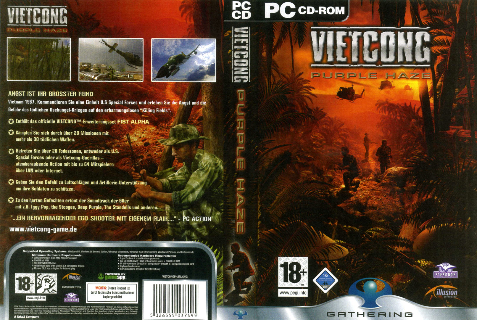 Vietcong: Purple Haze - DVD obal