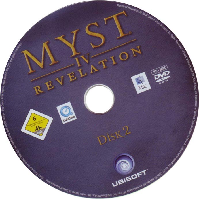 Myst 4: Revelation - CD obal 2
