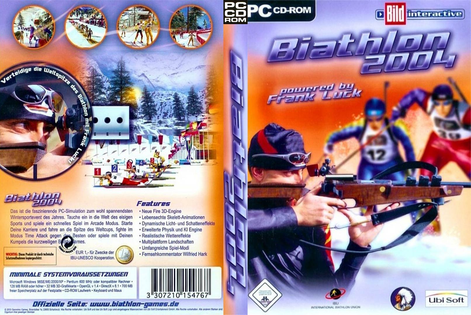 Biathlon 2004 - DVD obal