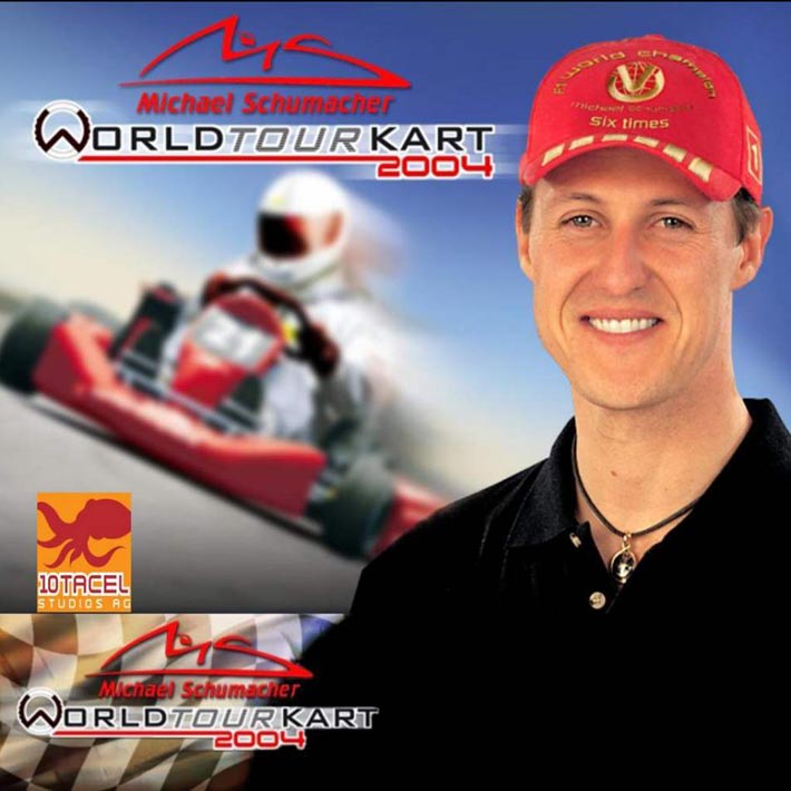 Michael Schumacher World Tour KART 2004 - predn CD obal